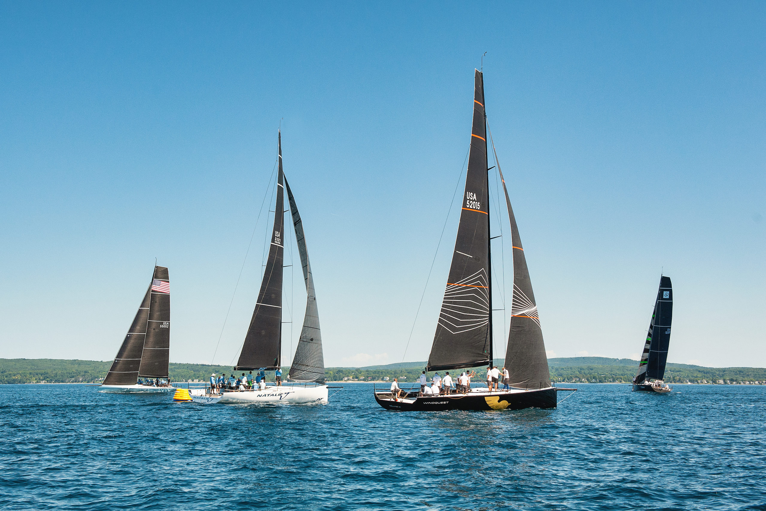 Rolex 52 Super Series Sailing Yachts Descend On Bay Harbor