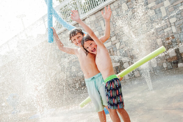 Kids at Splashpad